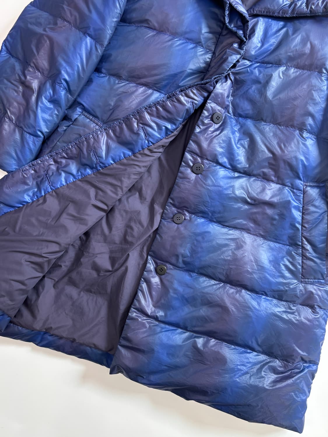 Pleats Please 플리츠플리즈 블루 타이다이 롱패딩 상품이미지7