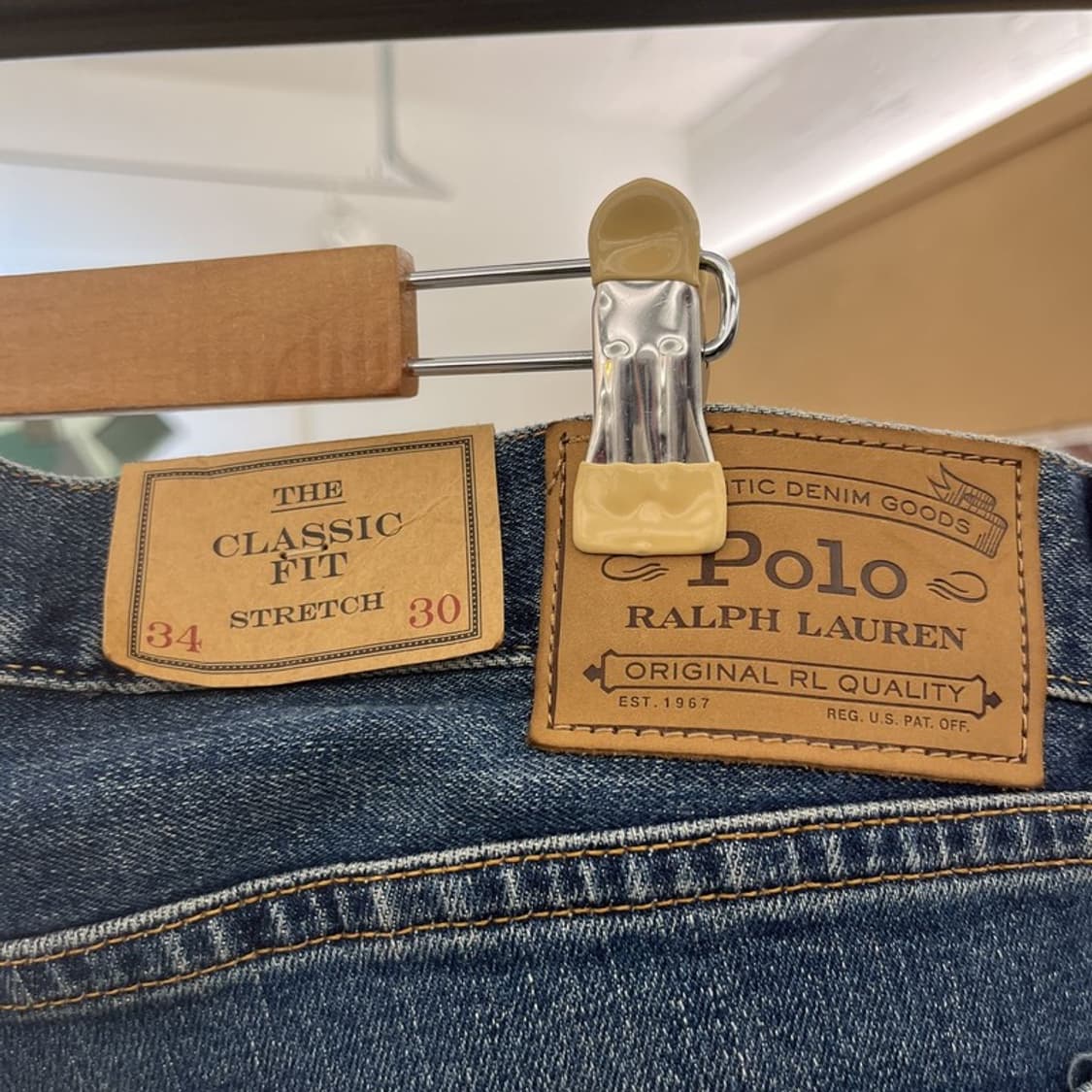 폴로 랄프로렌 빈티지 레트로 캐주얼 데님팬츠 34인치 C10318 상품이미지5