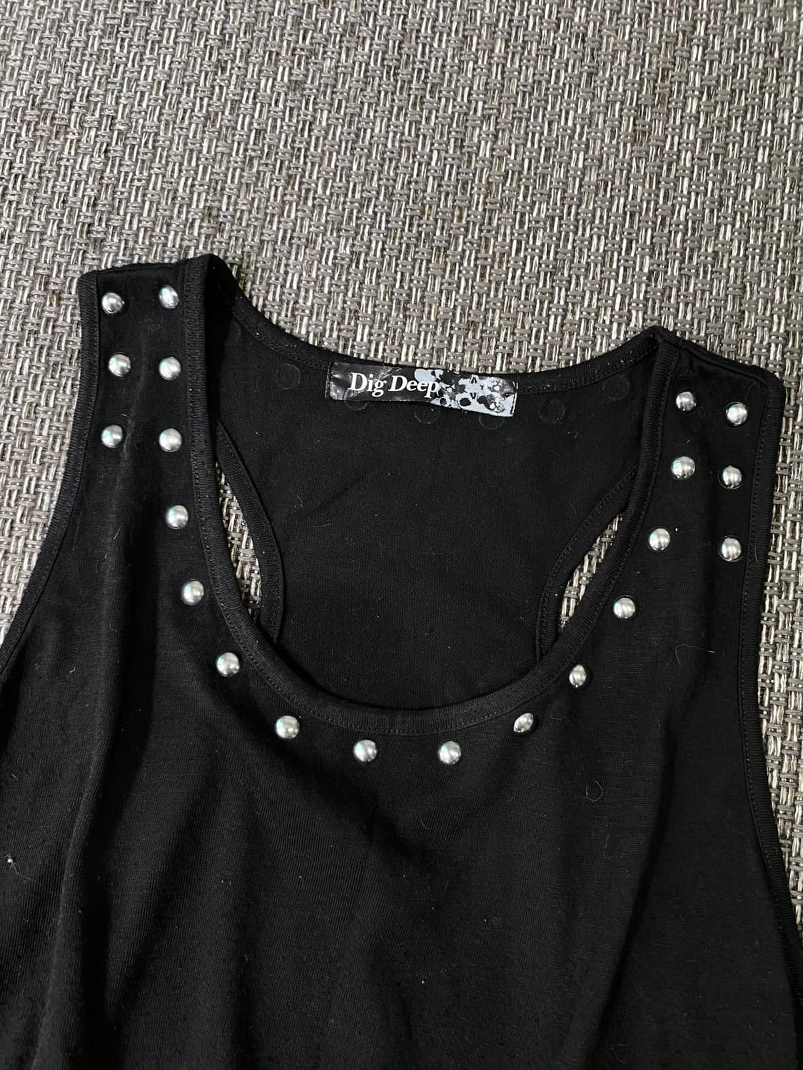 DIGDEEP] Stud Detail Punk Sleeveless 상품이미지7