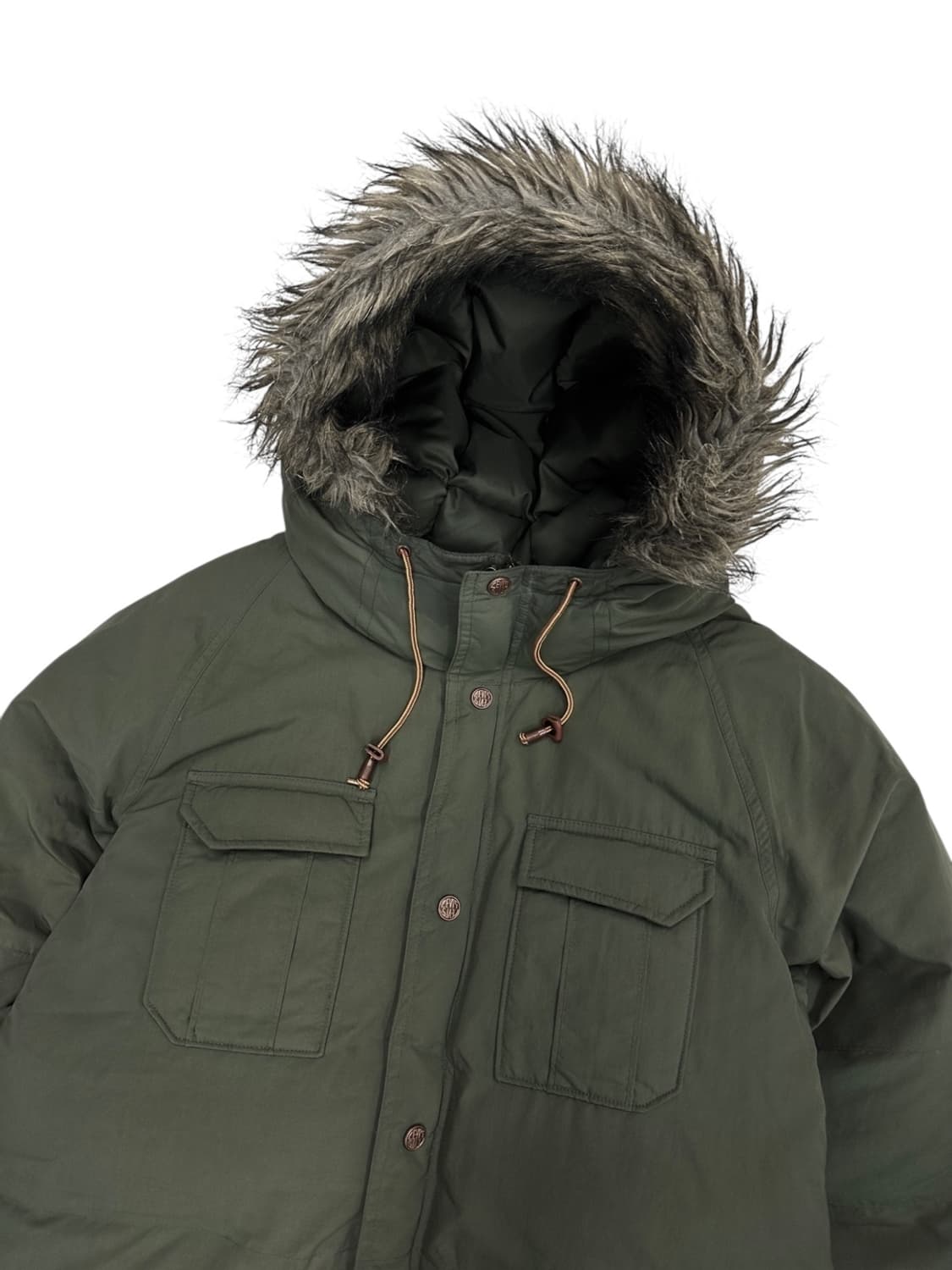 리바이스 덕다운 패딩 카키 (M) 상품이미지2