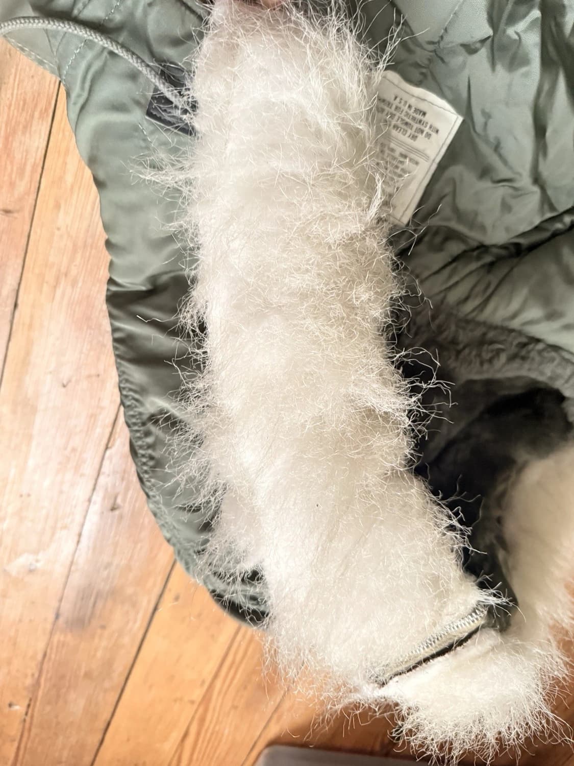 70s 미공군 납품용 알파 인더스트리 N-2B 자켓 세이지 상품이미지7