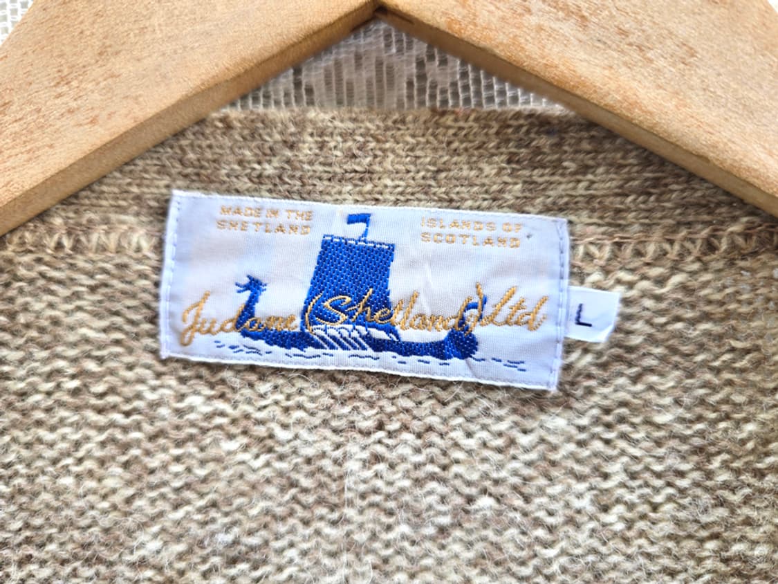 90s 아가일 셔틀랜드 울 100% 영국산 상품이미지3