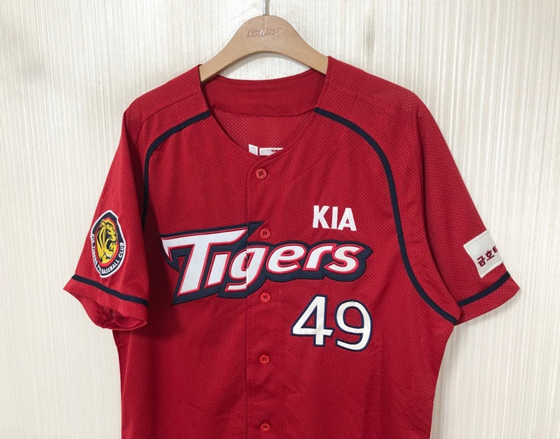 KBO 비젼코리아 기아타이거즈 원정유니폼/져지 110 #49 김진우 상품이미지5