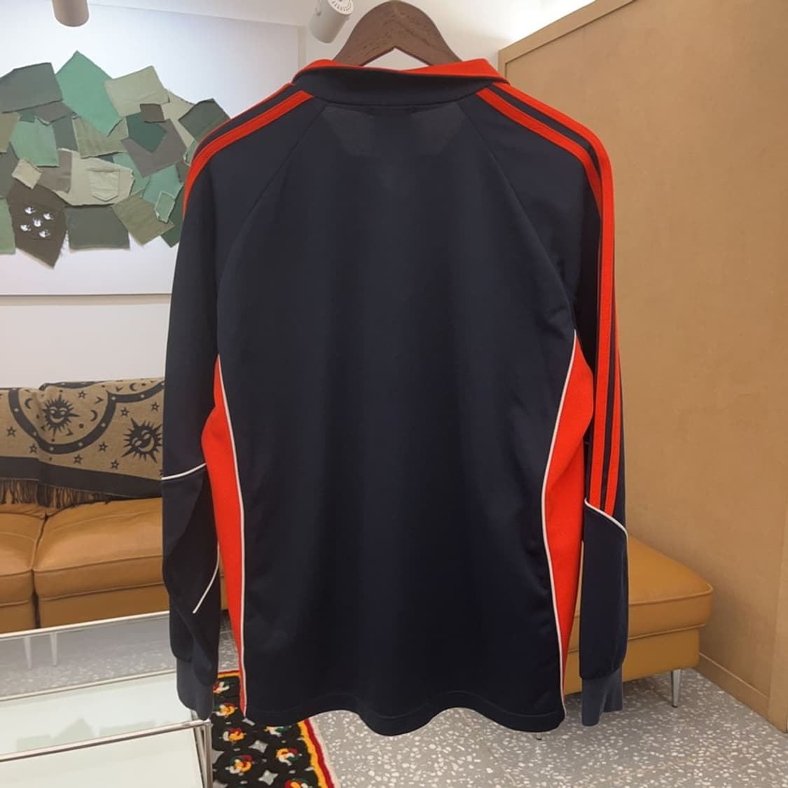 아디다스 레트로 Y2K 스포티 오렌지 배색 져지 집업 L C07181 상품이미지4