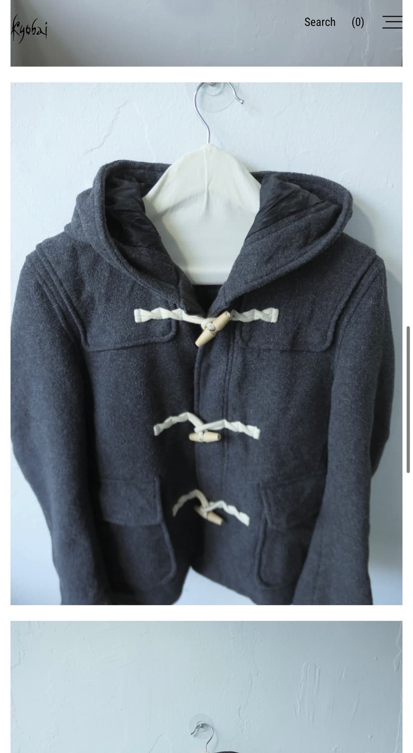 디에이디 [kyobai vintage ] 더플코트 떡볶이 코트 상품이미지1