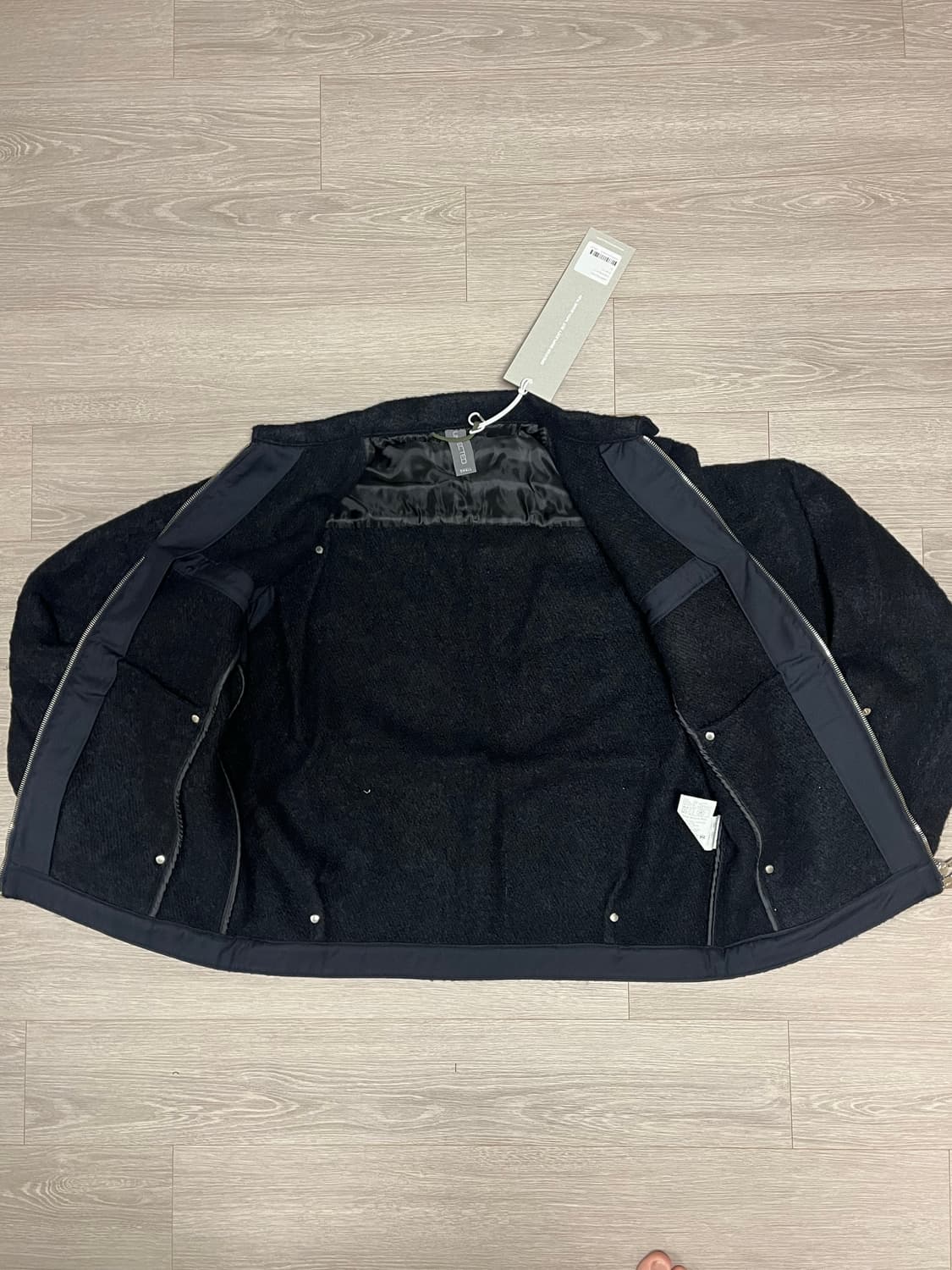 (새상품) 언어펙티드 UNAFECTED 울 헤링본 트러커 자켓 상품이미지5