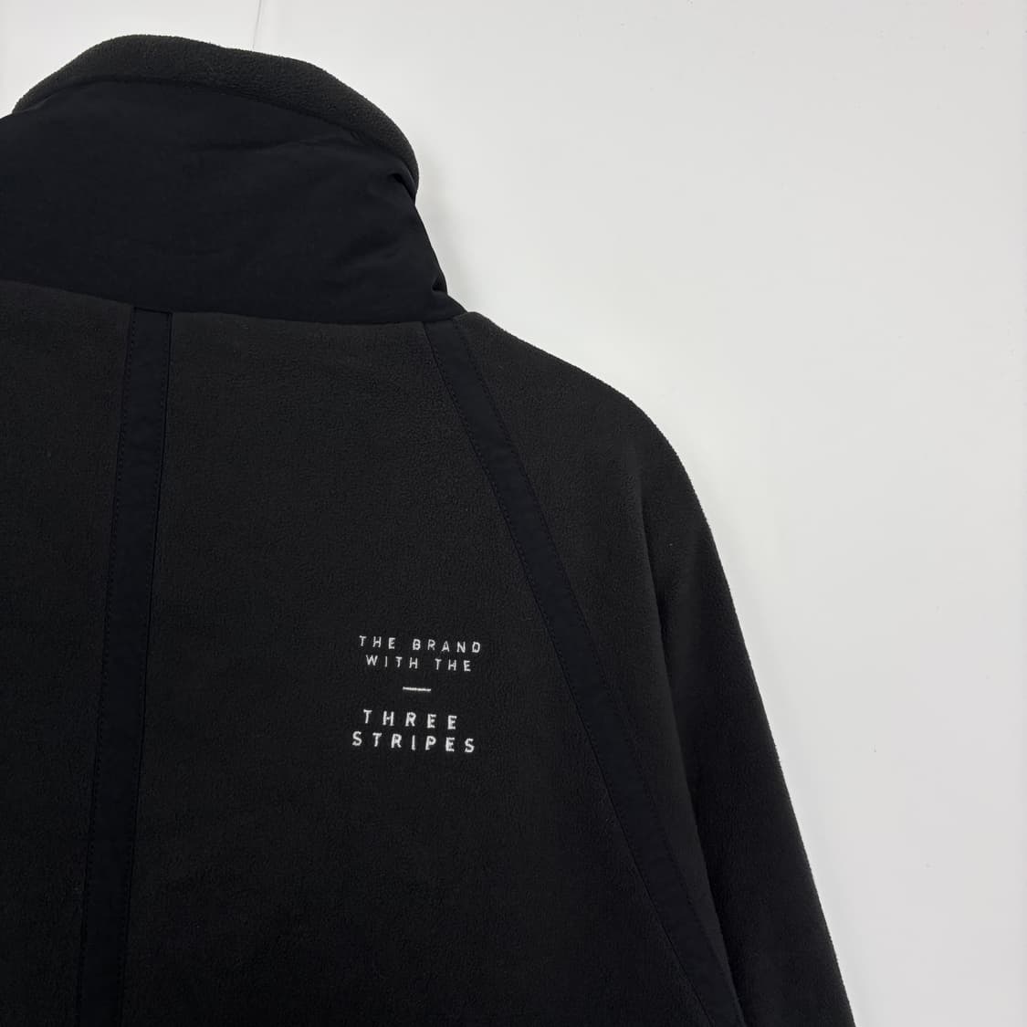 아디다스 후리스 플리스 패브릭 믹스 롱 자켓 상품이미지9