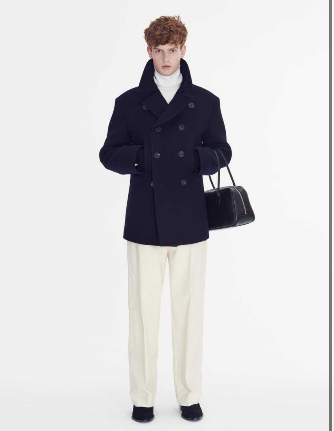 렉토 네이비 피코트 M 상품이미지1