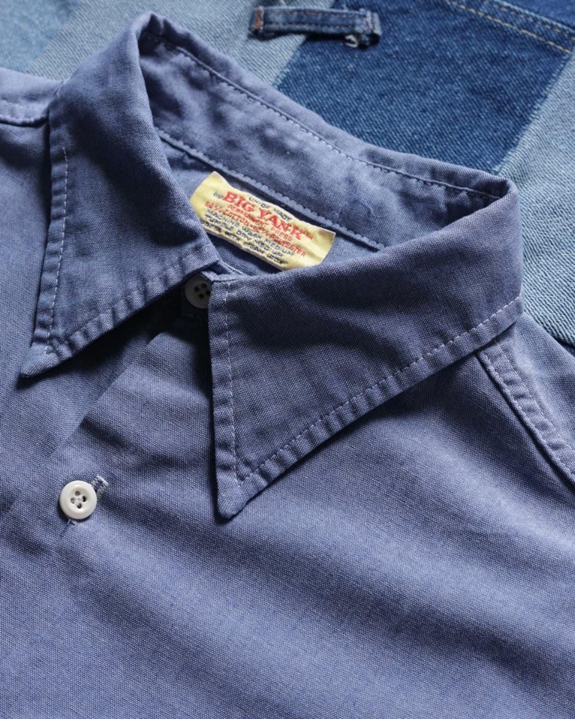 빅 얀크 70s 샴브레이 셔츠/Big yank 70s chambray  상품이미지3