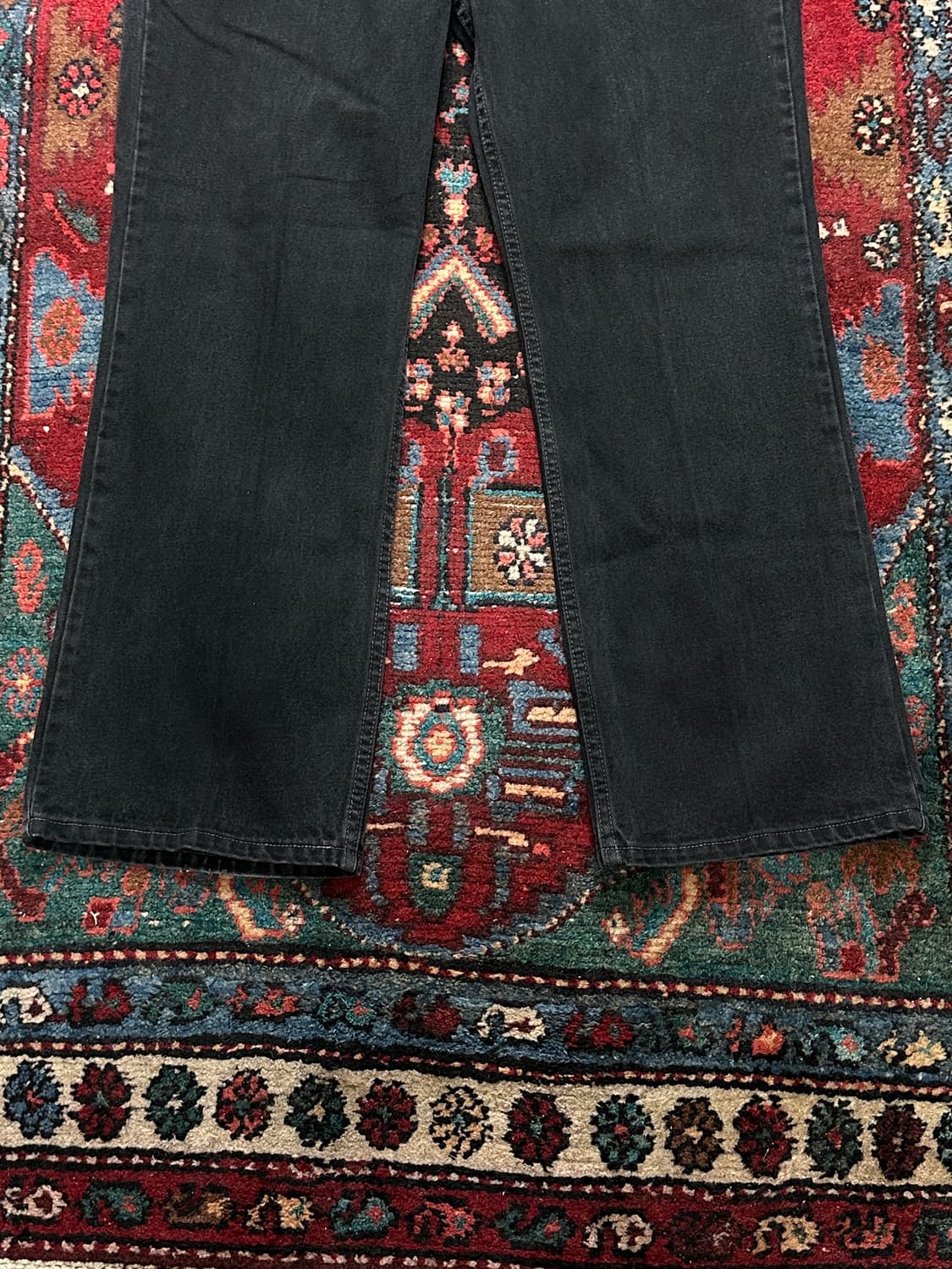 90's USA Made 리바이스 517 블랙 부츠컷 플레어진 상품이미지7