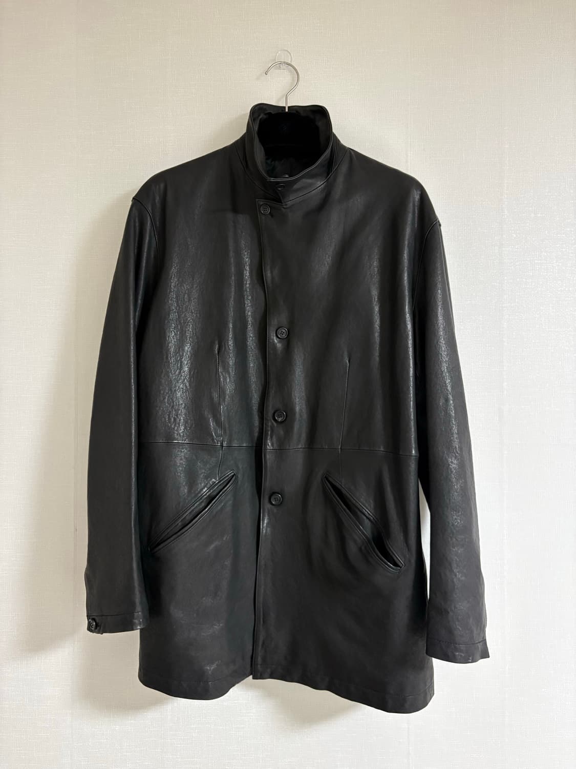 [M] Youth Washed Leather Jacket  상품이미지2