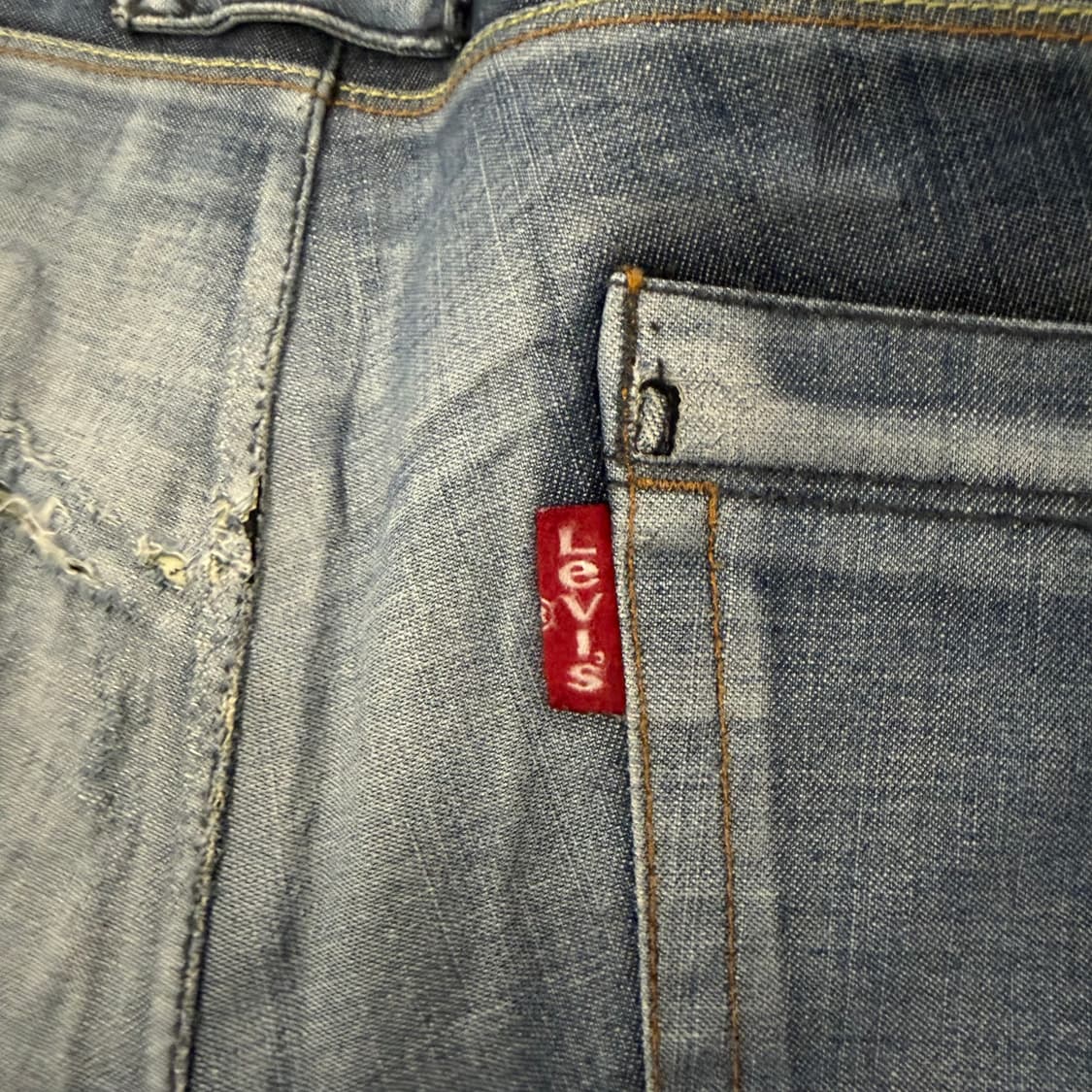 [정품/M] 리바이스 x 686 콜라보레이션 스노우보드 데님 팬츠 상품이미지4