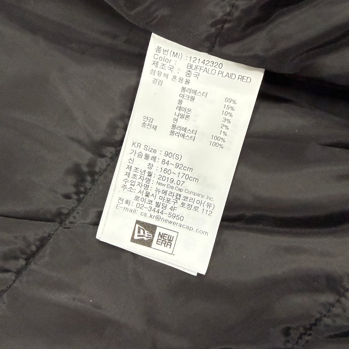 (S)뉴에라 Newera 타탄체크 셔츠 자켓 상품이미지4