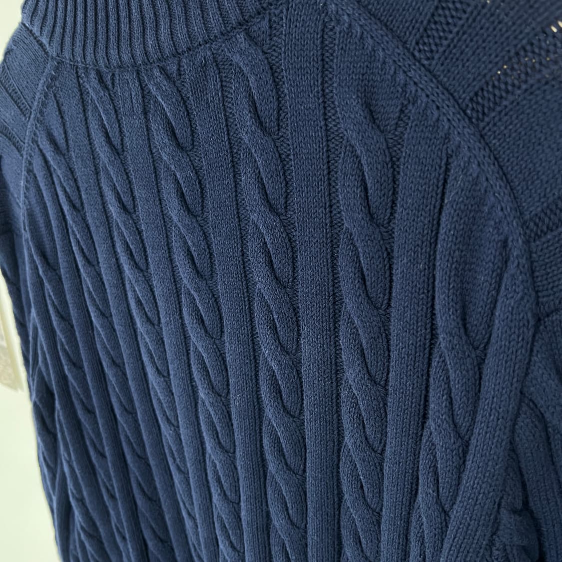 [L] 폴로 랄프로렌 꽈배기 니트 하프집업 상품이미지5