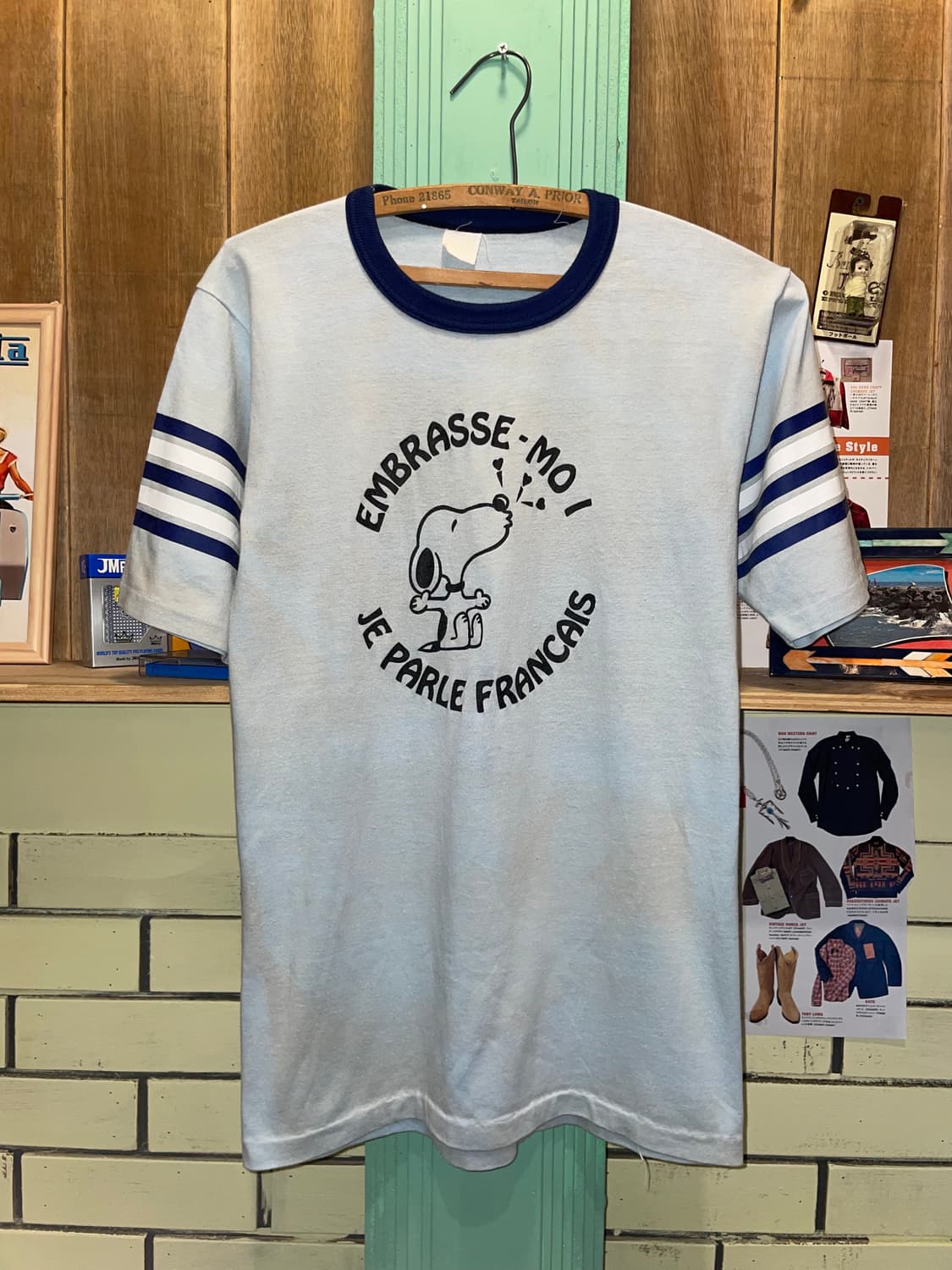 1970’s~80’s Vintage Snoopy Ringer Tee 상품이미지1