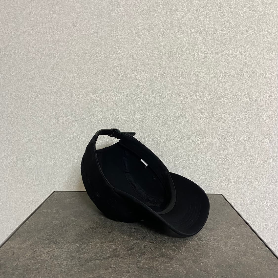 슈프림 박스로고 캠프캡 모자 레이저드 로고 워시드 블랙 상품이미지7