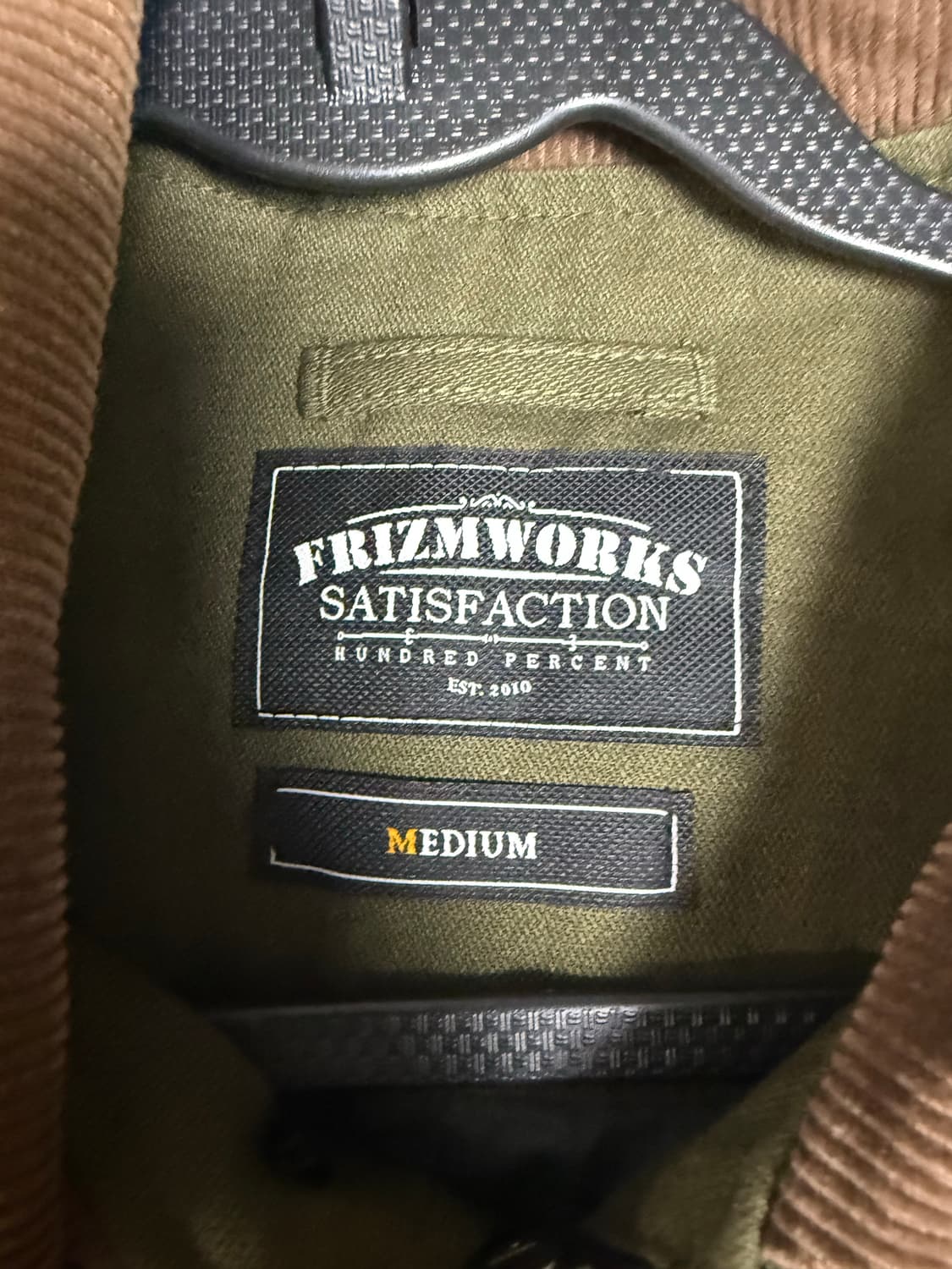 Frizmworks Khaki Hunting Jacket Corduroy 상품이미지3