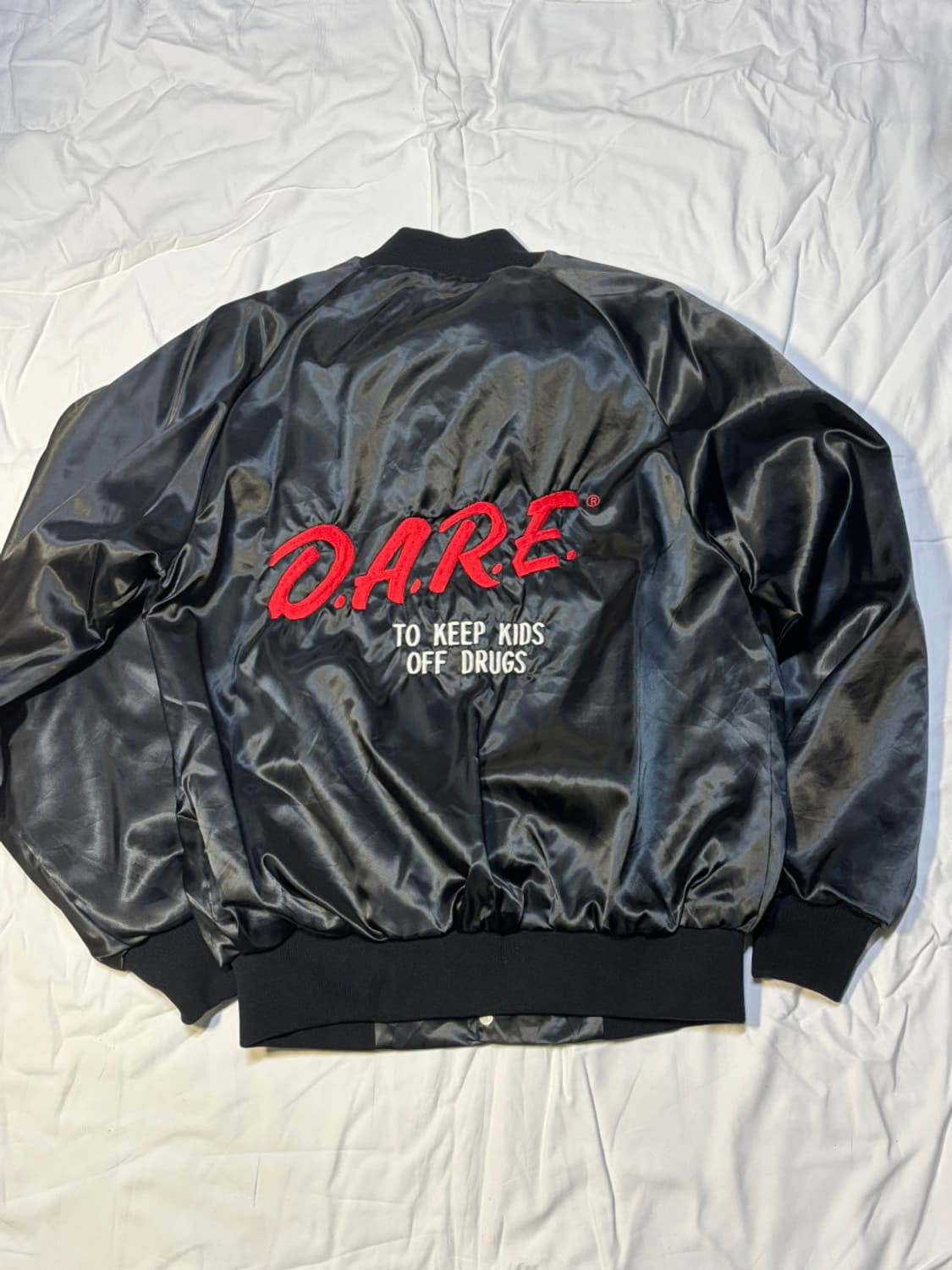 D.A.R.E 데어 약물남용방지 빈티지 나일론 봄버자켓 DARE 상품이미지2