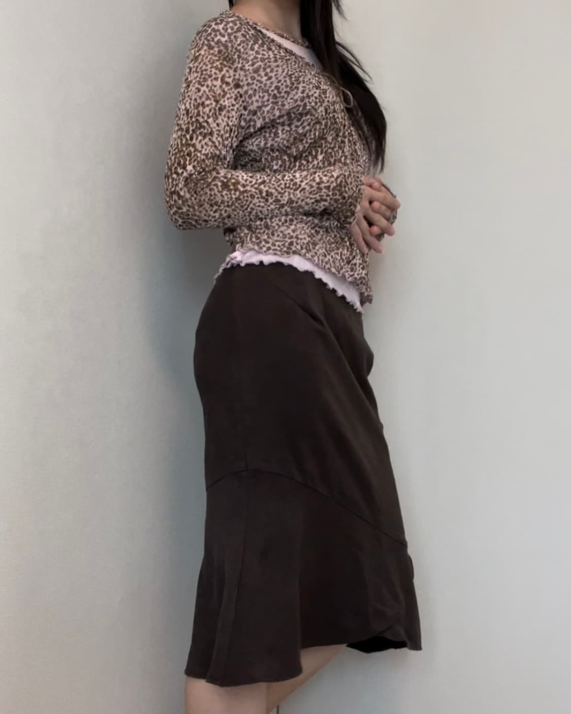 pink+brown hopi frill long sleeve 상품이미지4