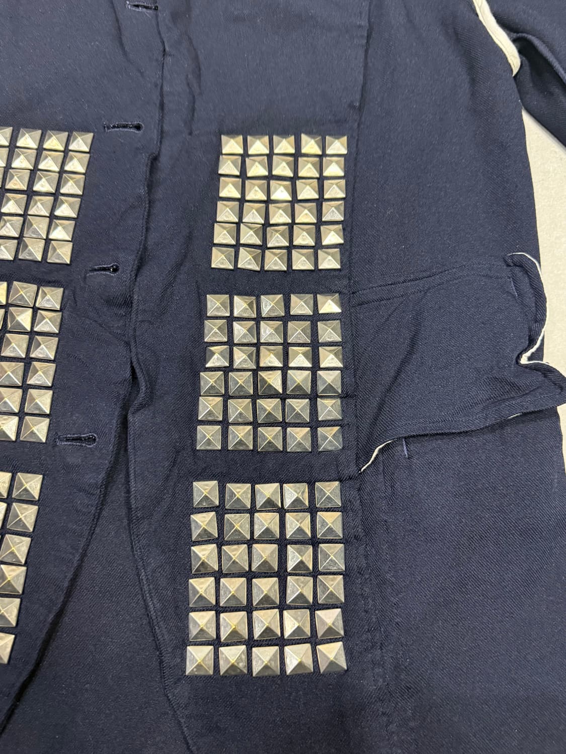 2006 꼼데가르송 스터드 폭탄 리버시블 블레이저 자켓 상품이미지4