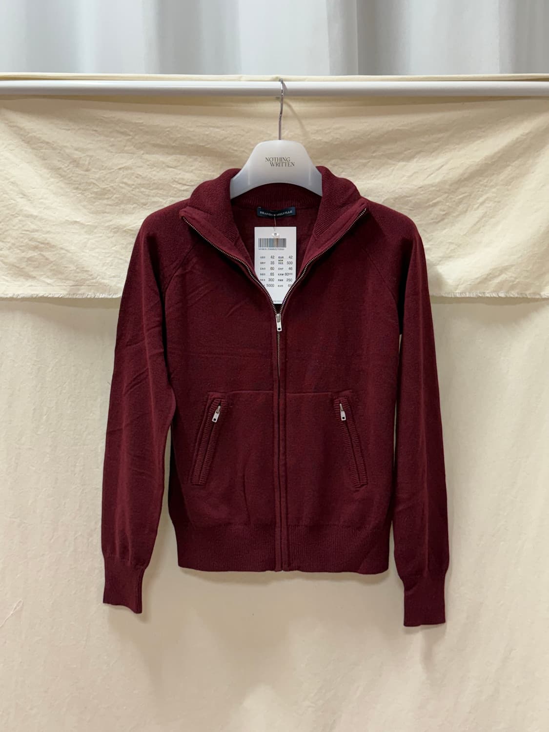 브랜디멜빌 니트집업 상품이미지1