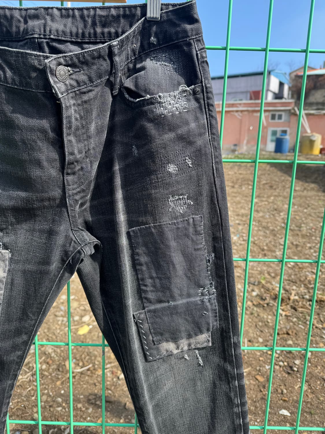 polo 데님 사시코,패치워크 상품이미지4