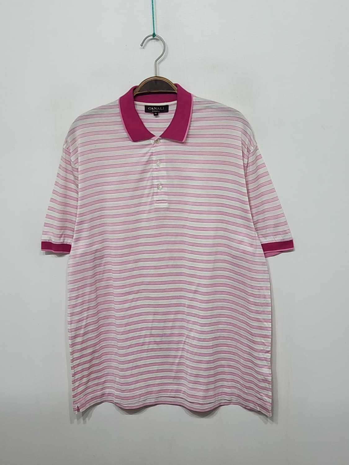 (XL) 까날리 반팔 카라티 단가라 PK 폴로 티셔츠 이태리판  상품이미지1