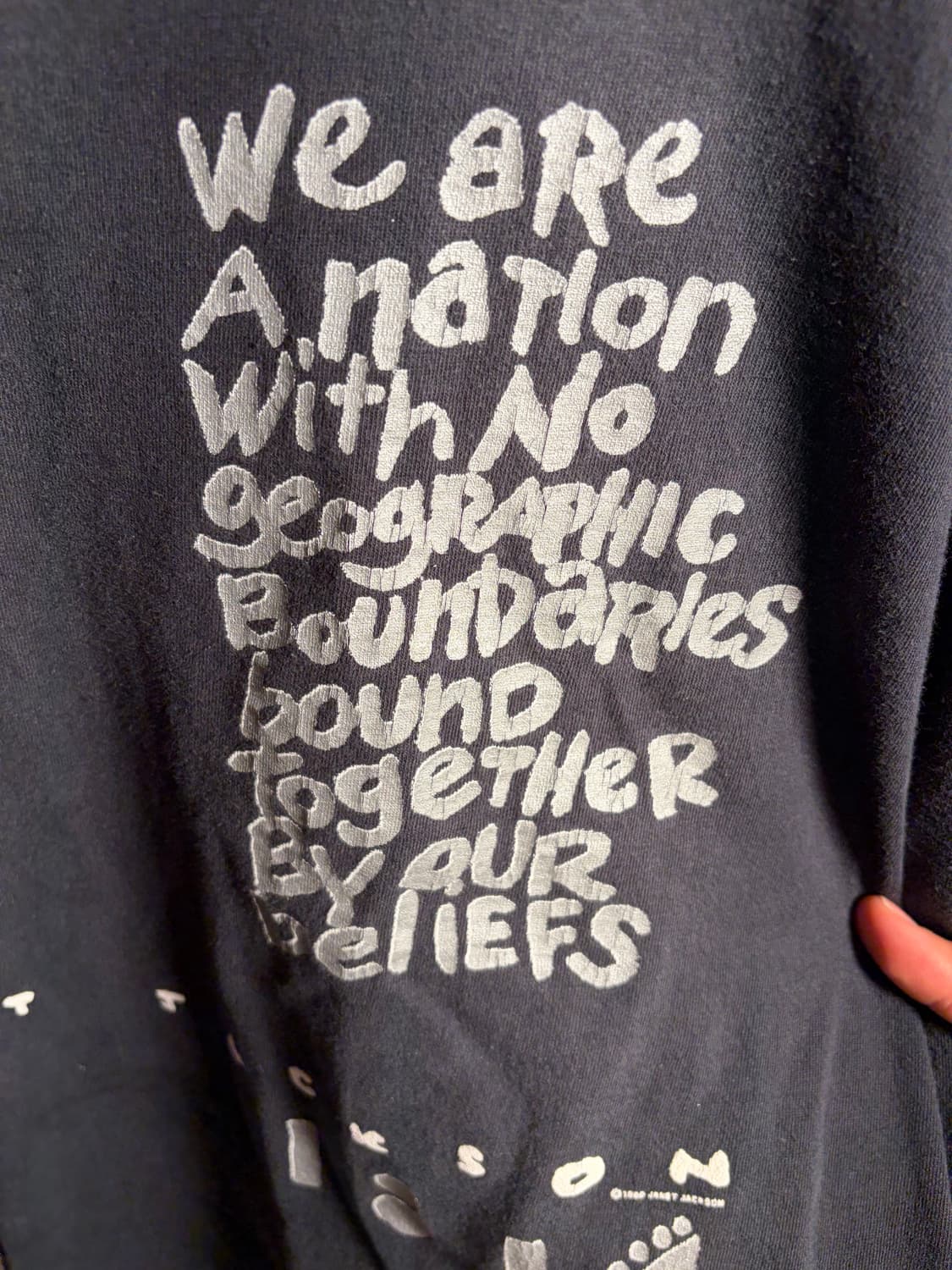 Vintage janet jackson ls 자넷 잭슨 롱슬리브 상품이미지8