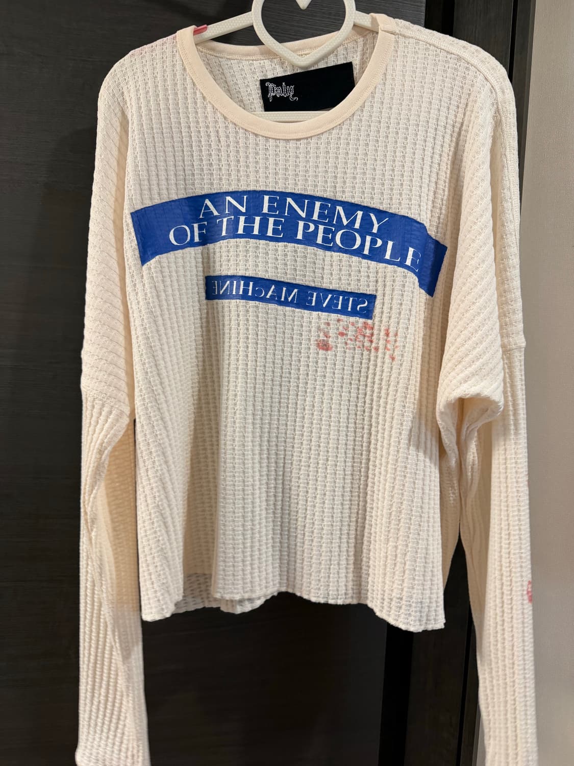 Paly Hollywood의 그래픽 디테일 코튼 니트 상품이미지6