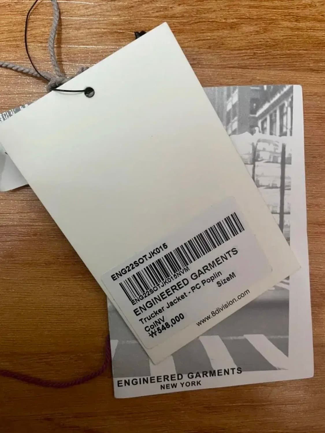 엔지니어드가먼츠 트러커 자켓 (네이비, M) 상품이미지4