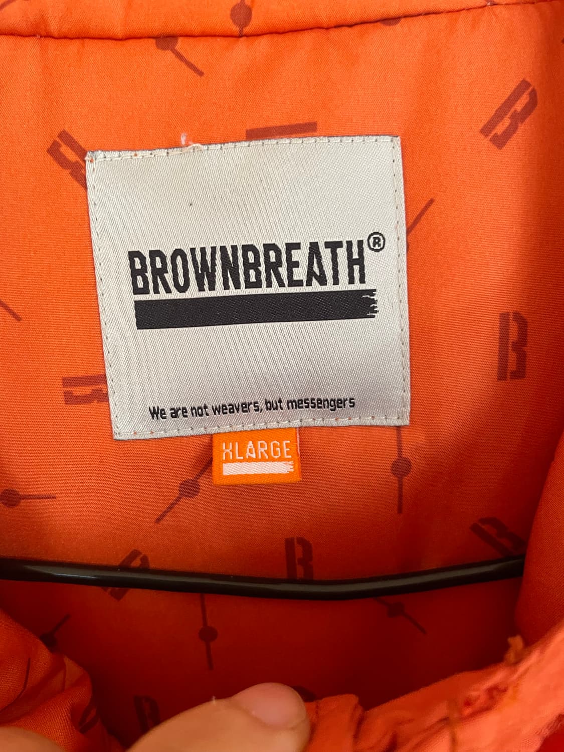 브라운브레스 오렌지 아메카지 후드 야상자켓 상품이미지2