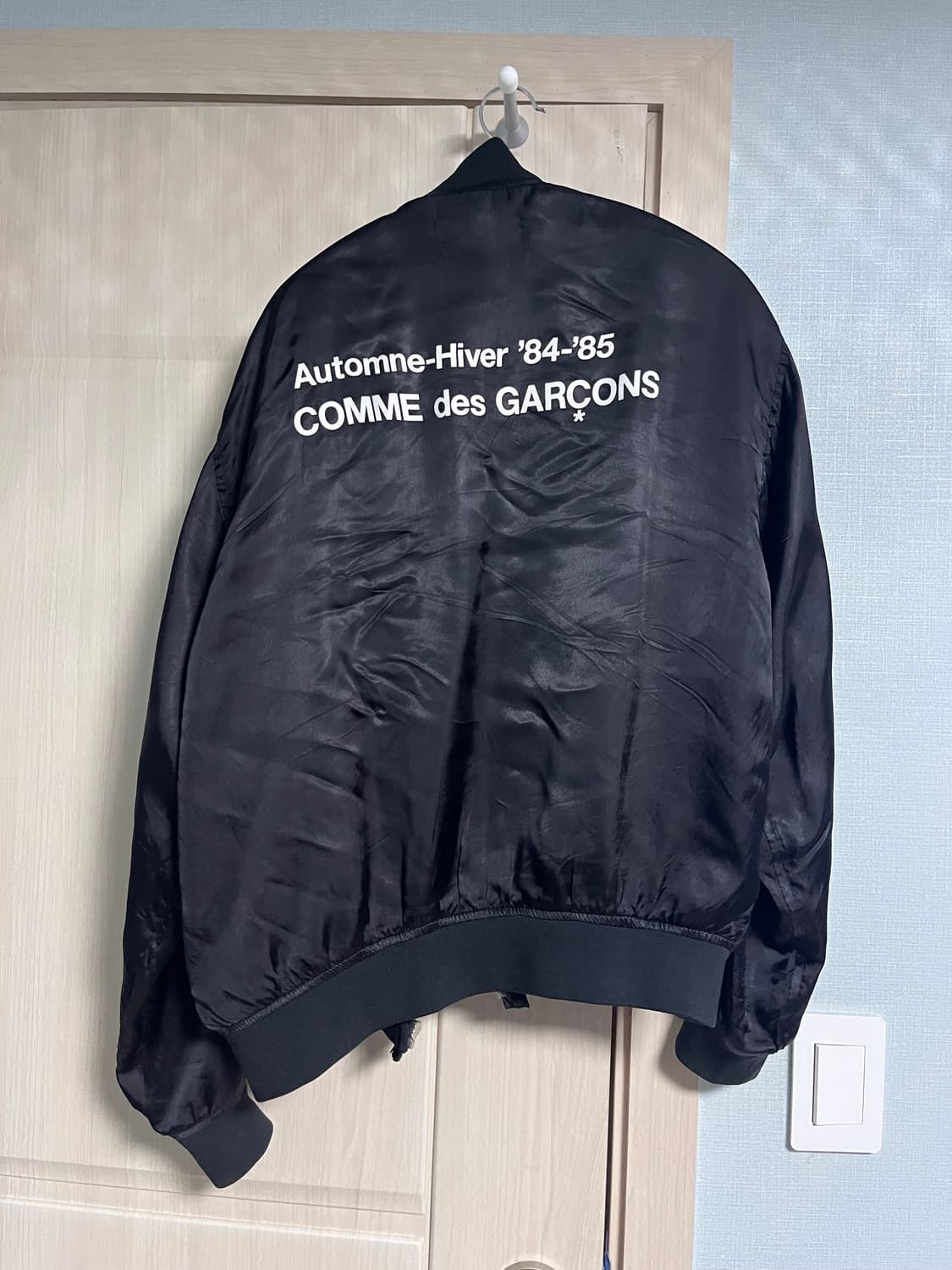 CDG ‘84-85 스태프 블루종 블랙 상품이미지1