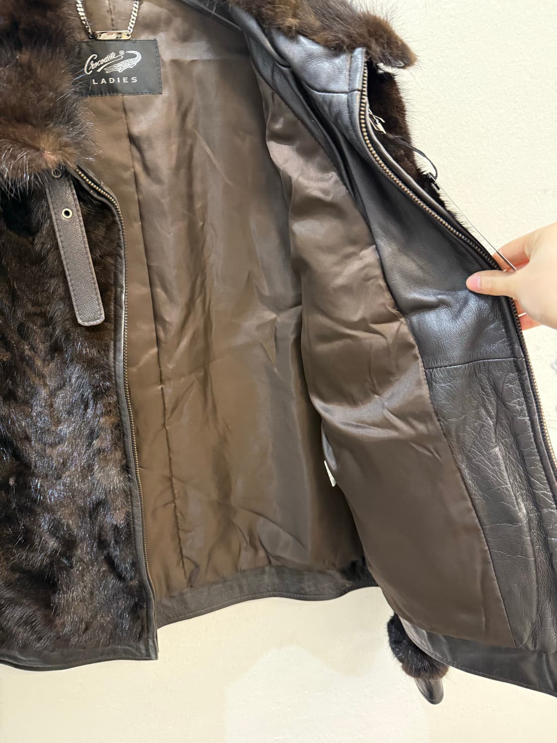 Crocodile Ladies Mink Short Jacket  상품이미지7