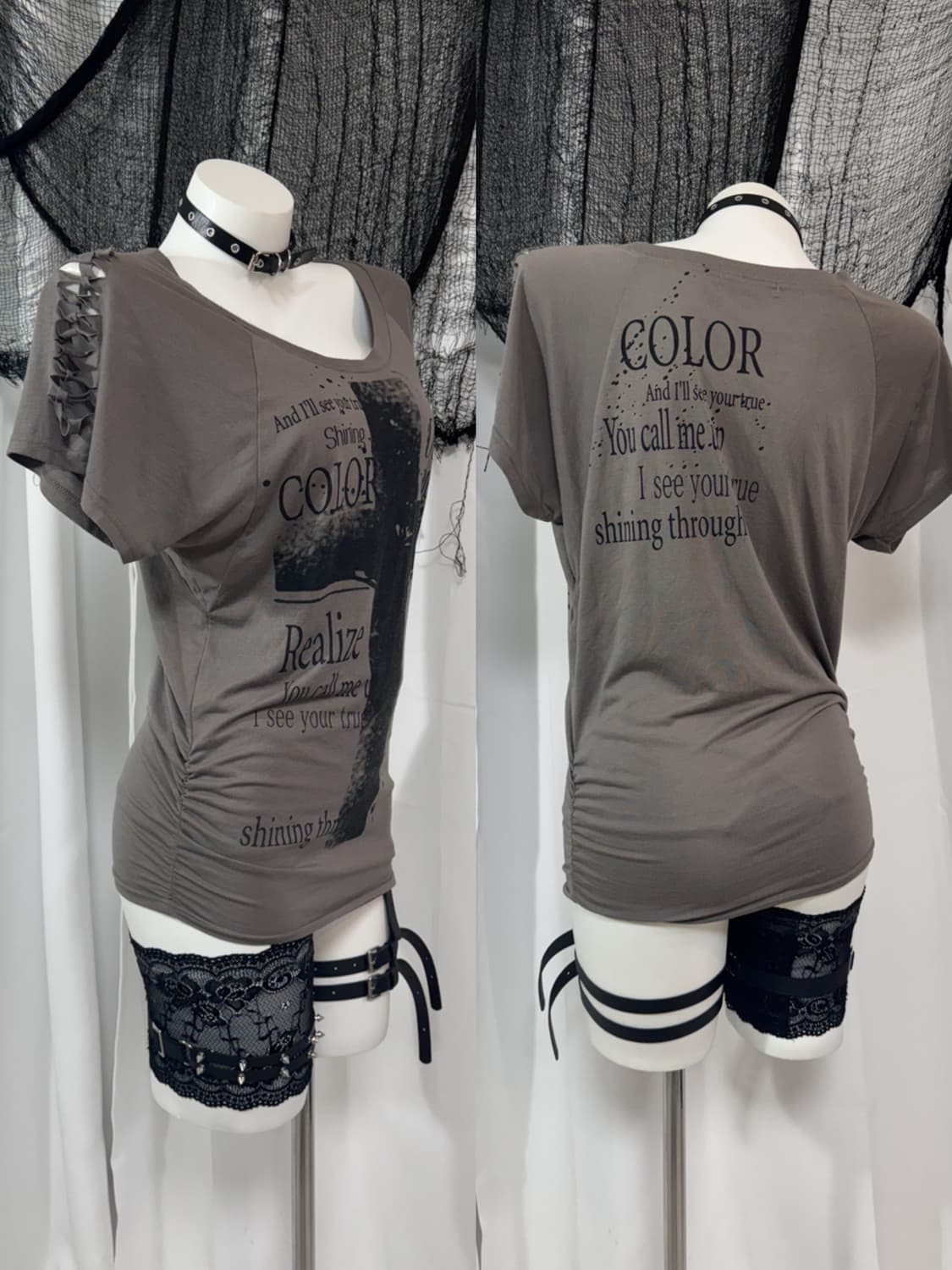 cross damage t-shirt 상품이미지1