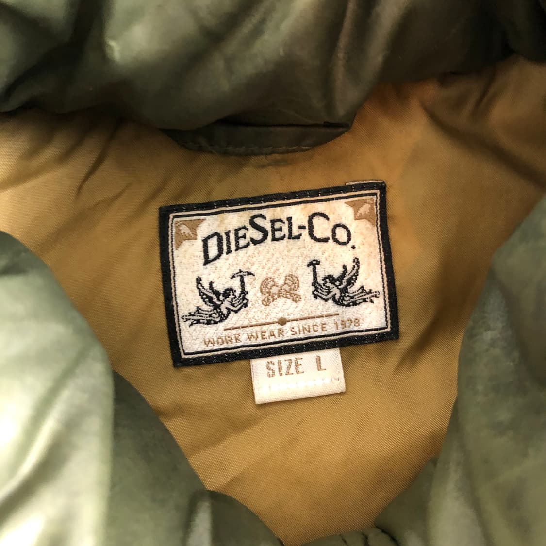 디젤 90s 빈티지 숏패딩 L 상품이미지2