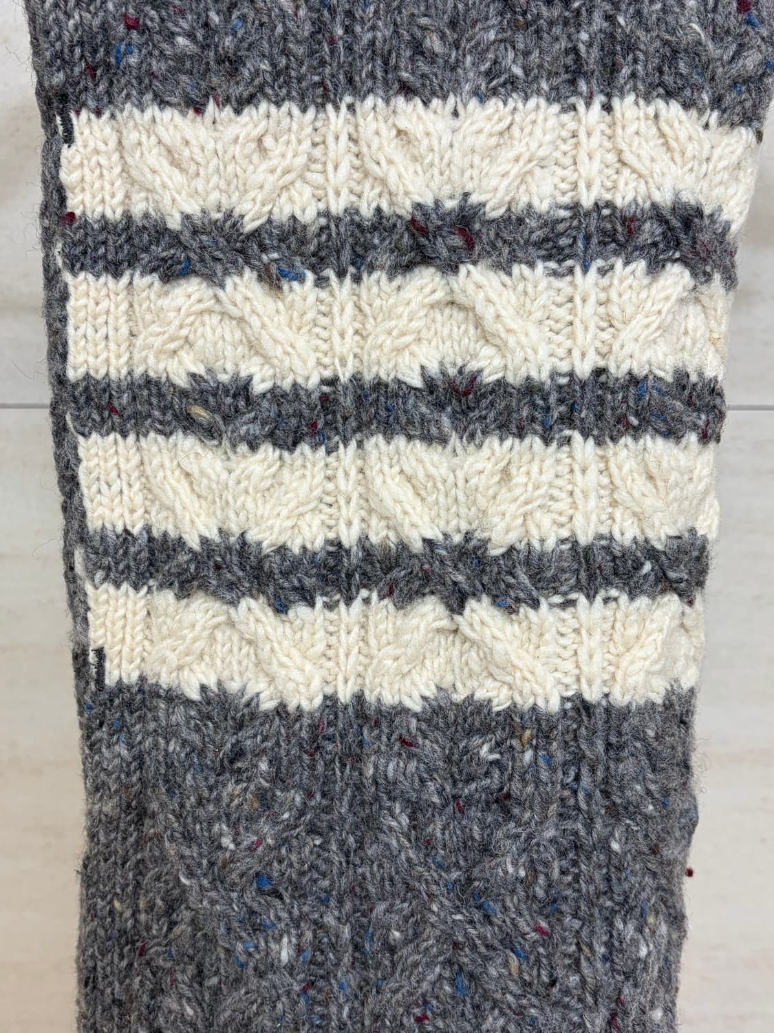 톰브라운 정품 케이블 니트 머플러 상품이미지2