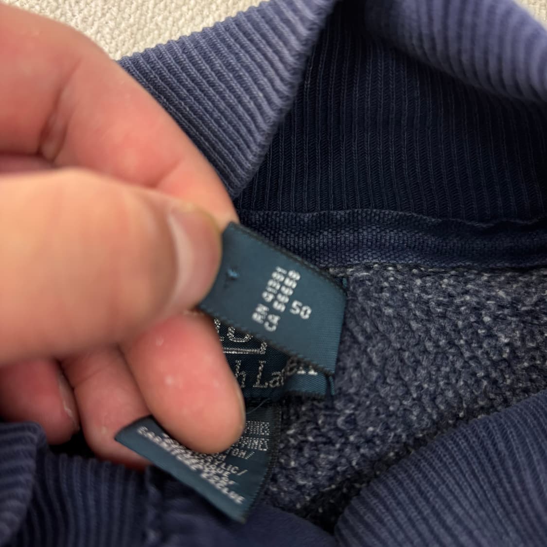 110 폴로랄프로렌 반집업 버튼 맨투맨 상품이미지4