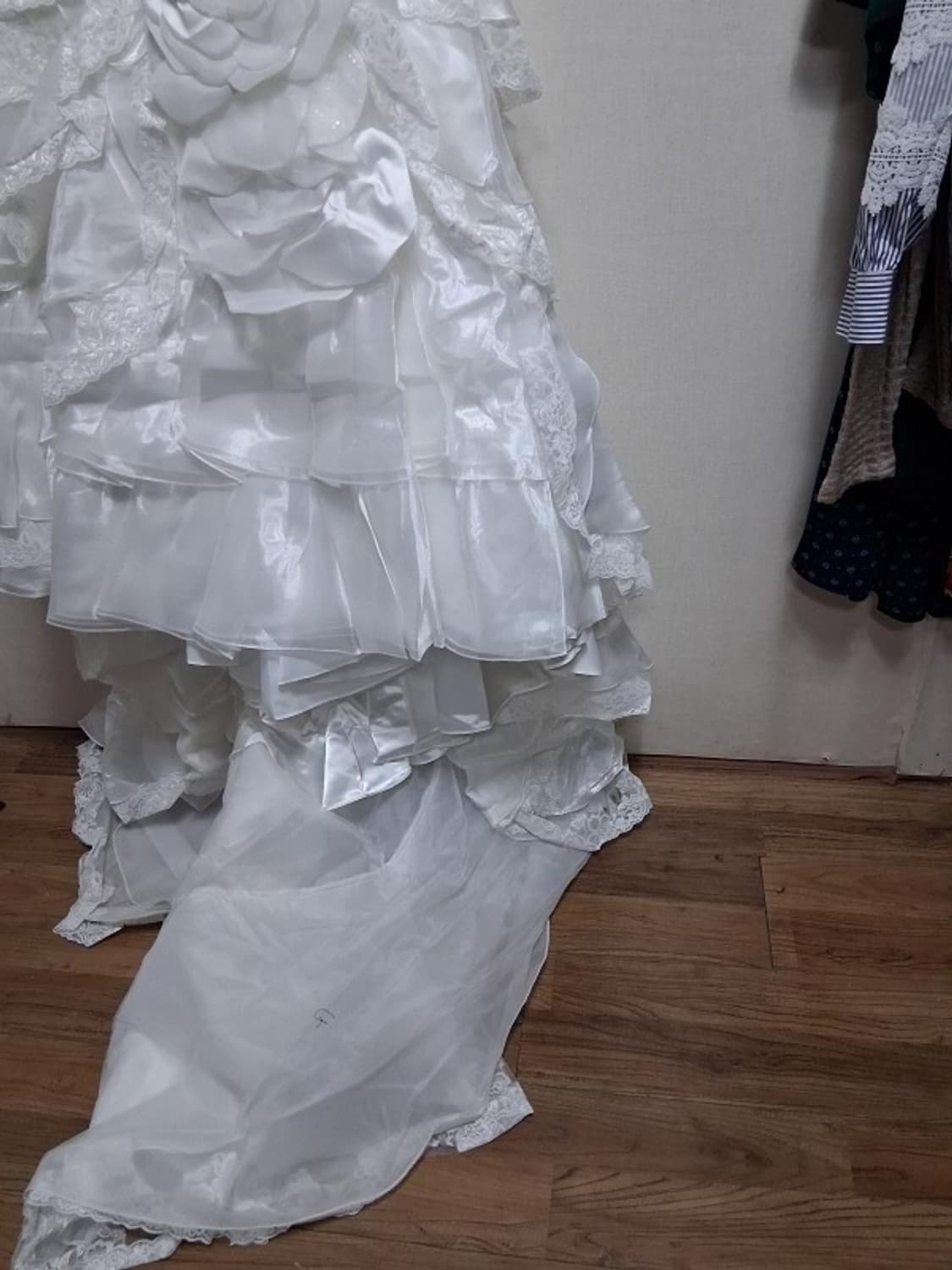 일본빈티지수입 웨딩드레스 미착용새거 XXS 상품이미지4