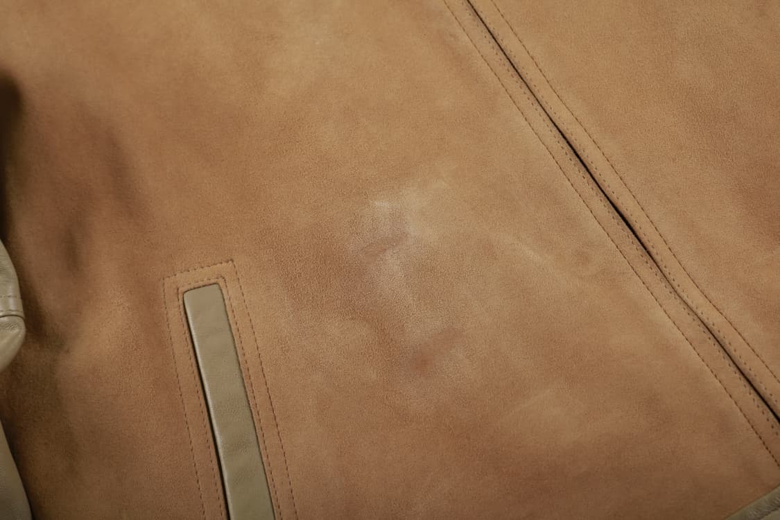 [XL] 빈티지 양가죽/염소가죽 스웨이드 싱글라이더 자켓 상품이미지4