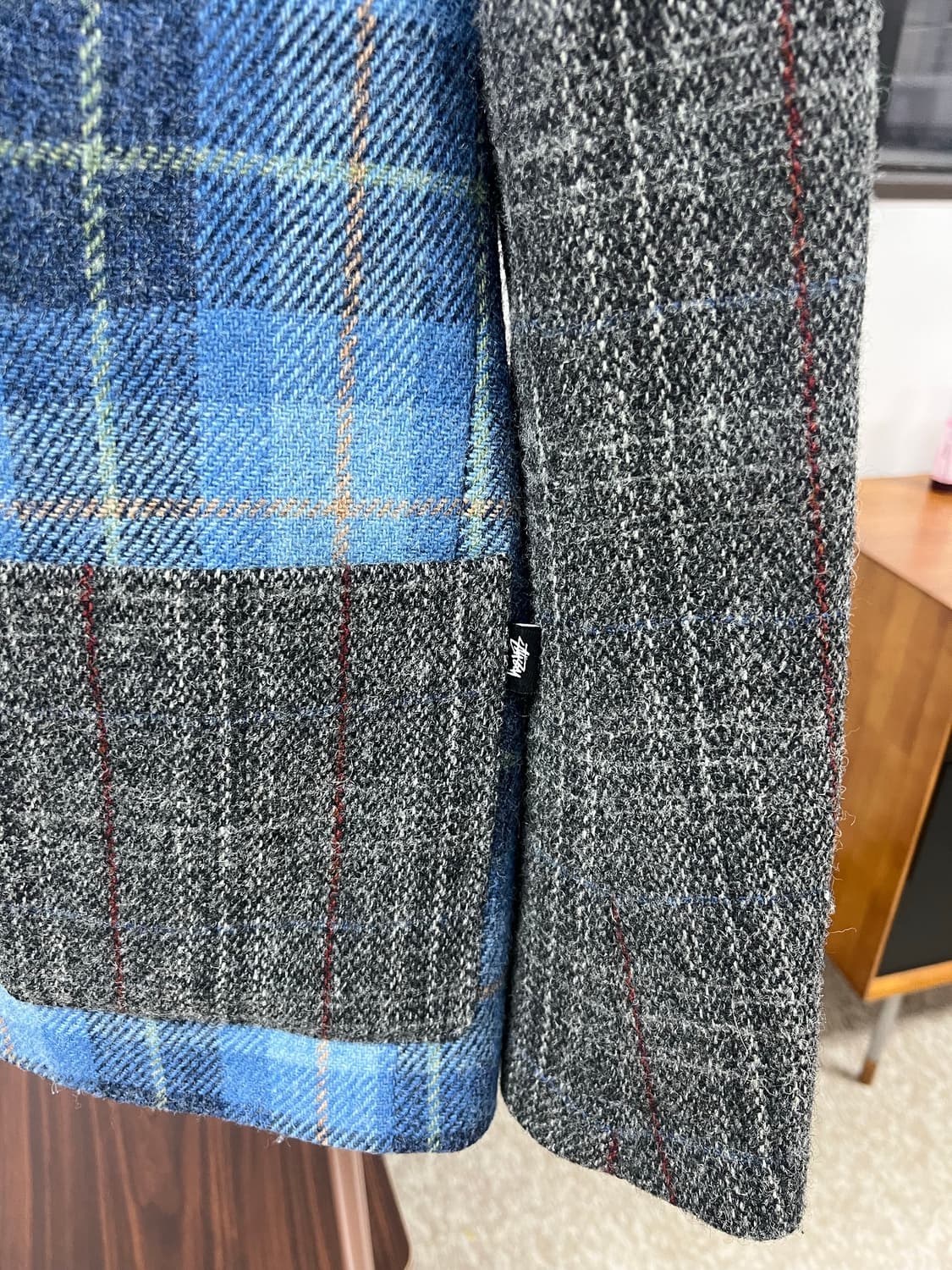 스투시 x 해리스 트위드 블레이저/M 상품이미지4