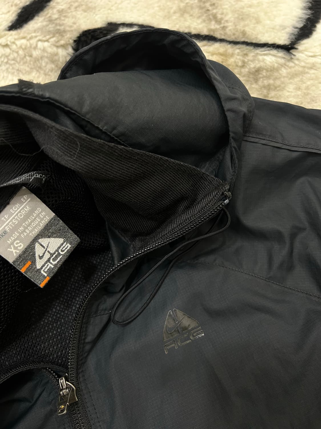 [XS]00s 나이키Acg Fit storm 바람막이/블랙 상품이미지5