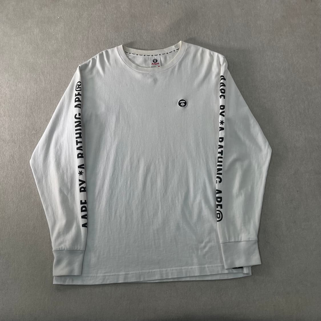 100 Aape 베이프 사이드라인 롱슬리브 티셔츠 상품이미지1