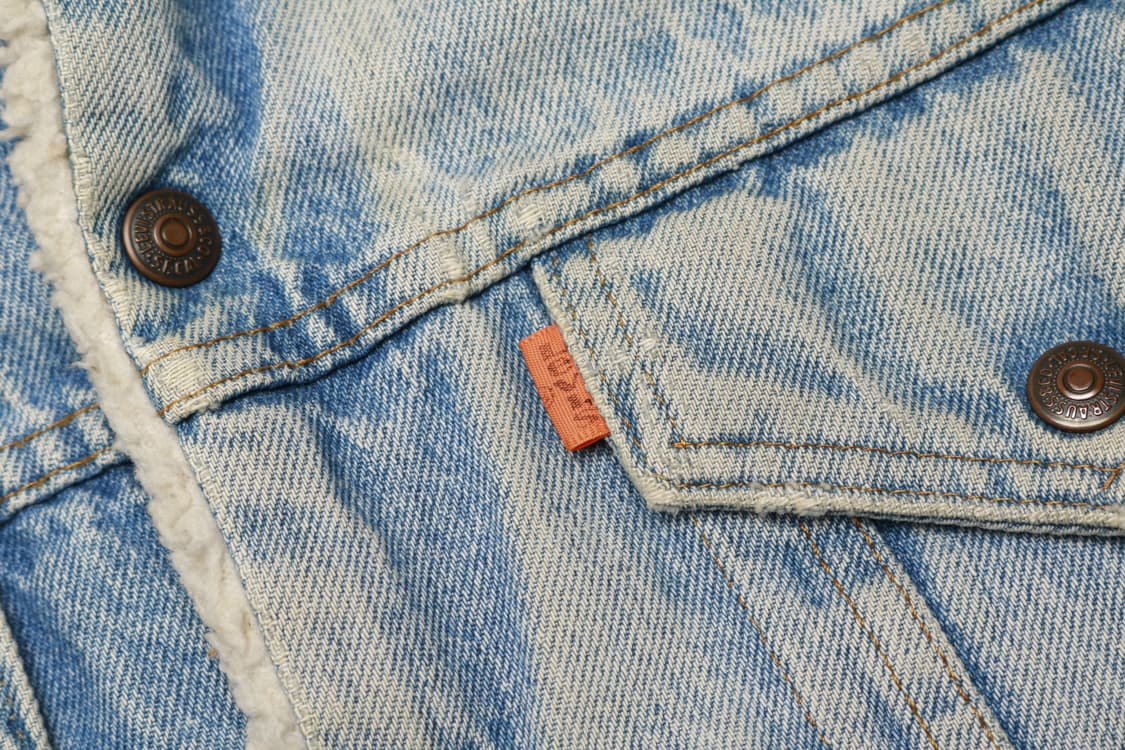 [S] 70's USA 리바이스 쉐르파 데님자켓 상품이미지3