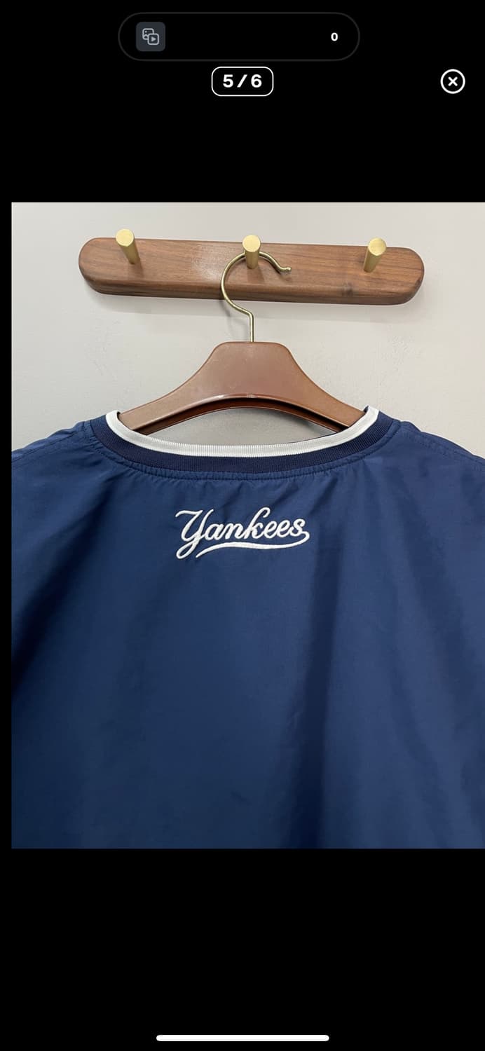 나이키 뉴욕 양키스 네이비 바람막이 웜업 A2844 상품이미지5