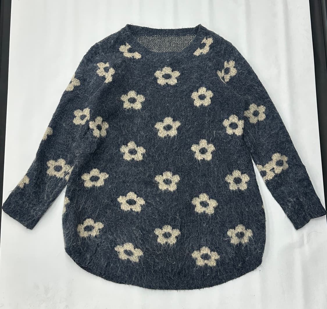 🧵플라워 패턴 니트 코디세트🧵 그런지 모리걸 히피 오리엔탈 겨울  상품이미지3