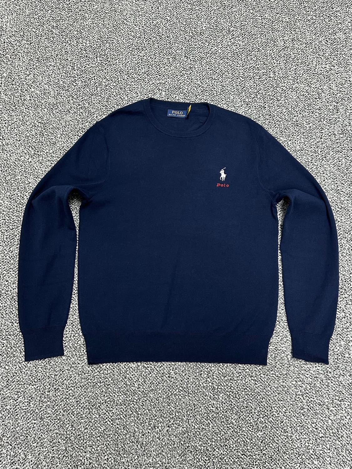 폴로 최신형 네이비 니트 상품이미지1