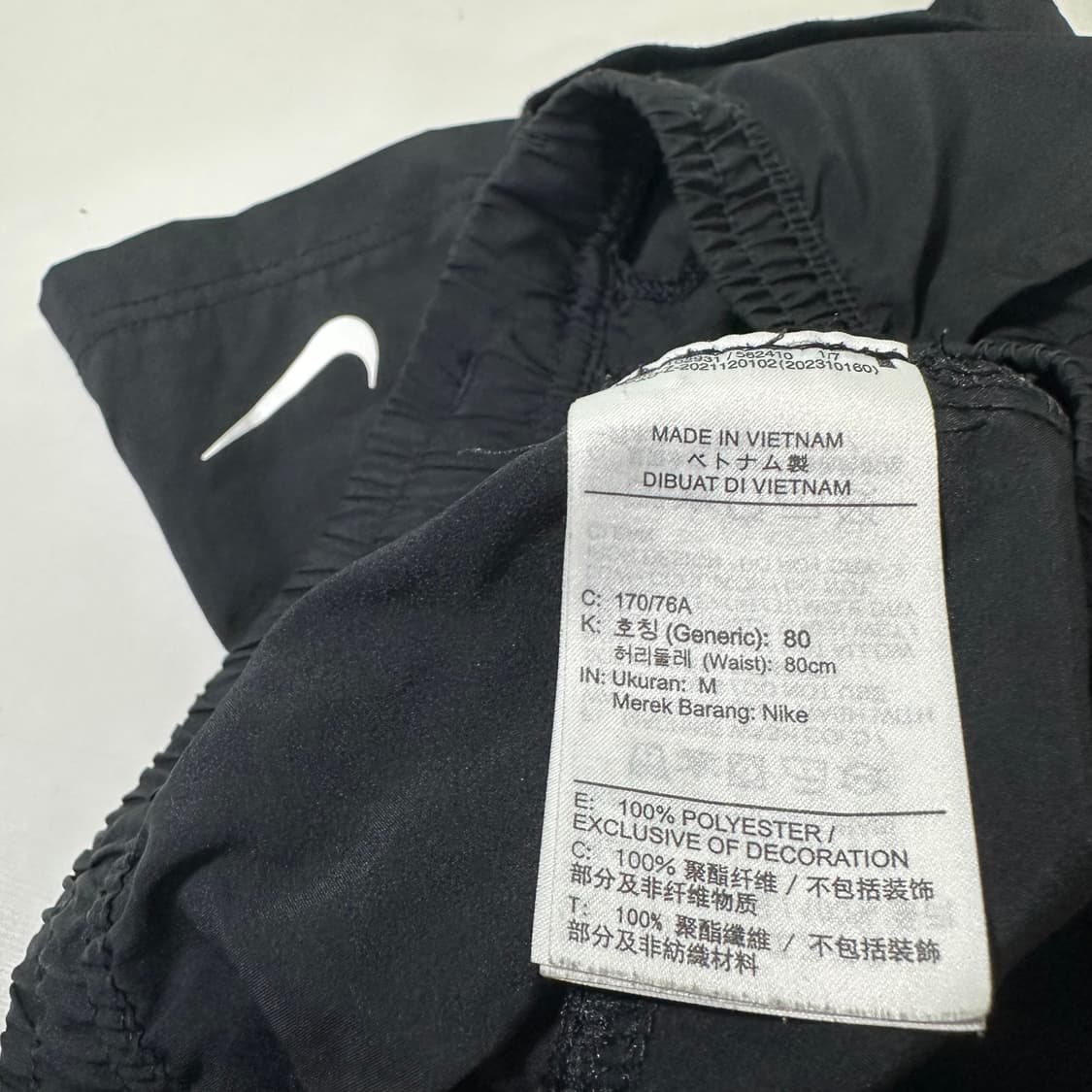 M 나이키 런닝 블랙 DRI-FIT 경량 런닝쇼츠 상품이미지3