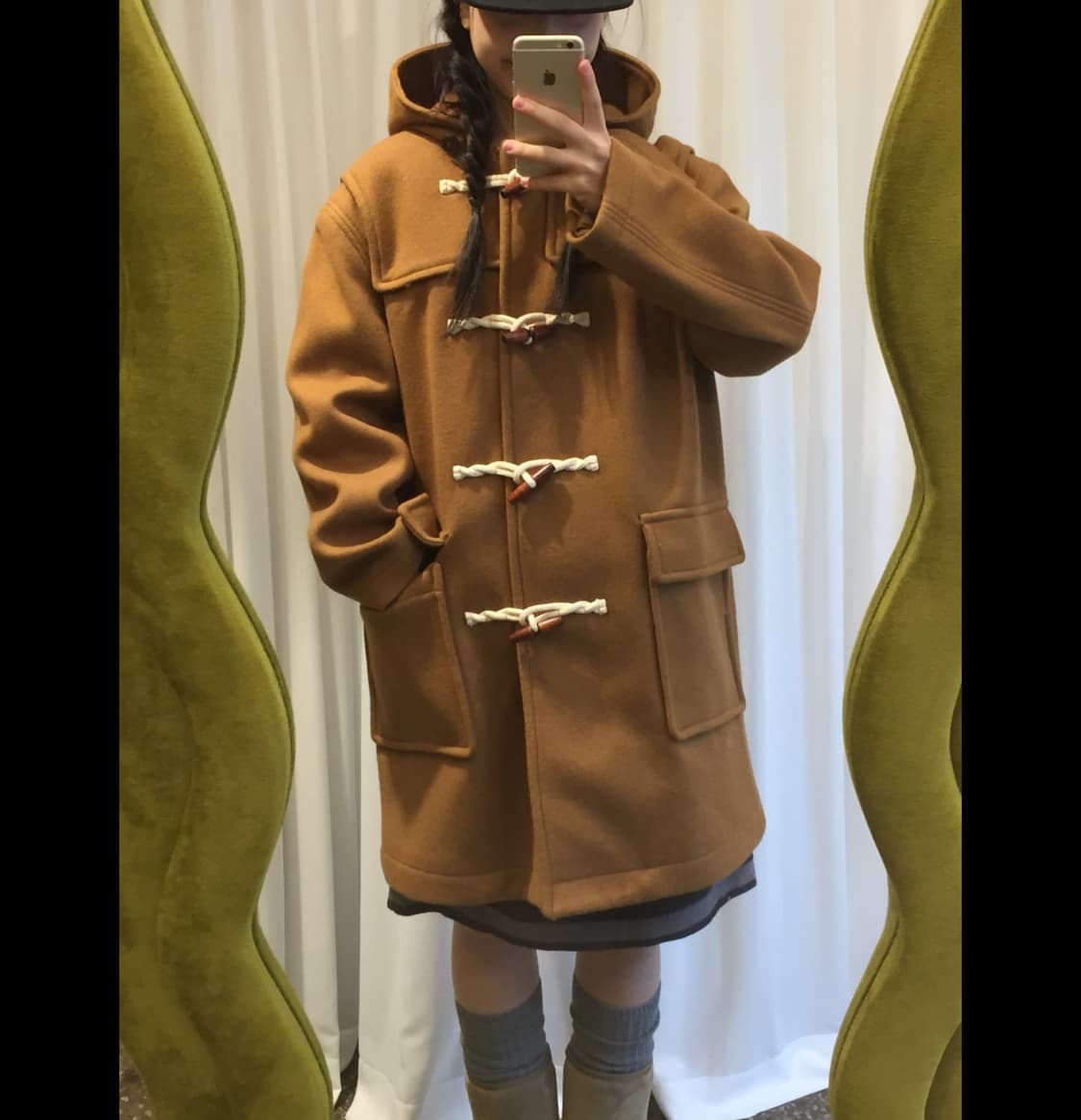 빈티지 떡볶이 코트(새상품) 상품이미지1