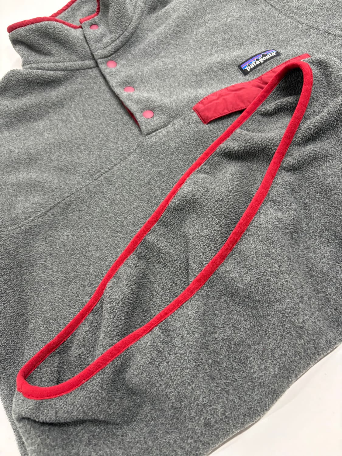 빈티지 파타고니아 신칠라 스냅티 그레이 멘즈S 상품이미지4