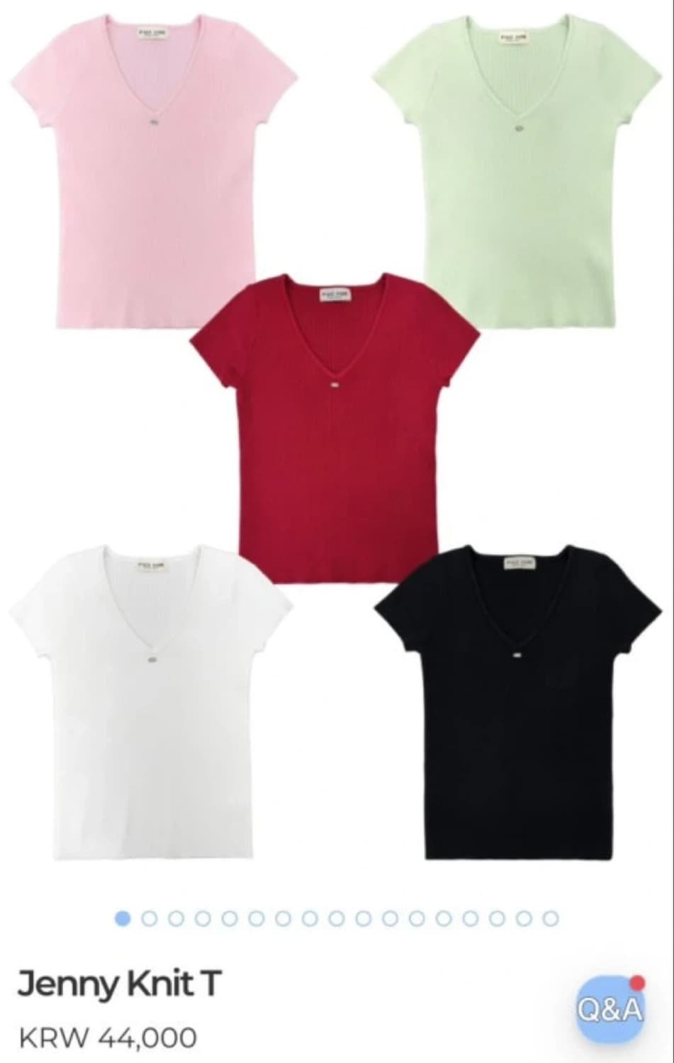 페일제이드 Jenny Knit T 핑크 상품이미지3